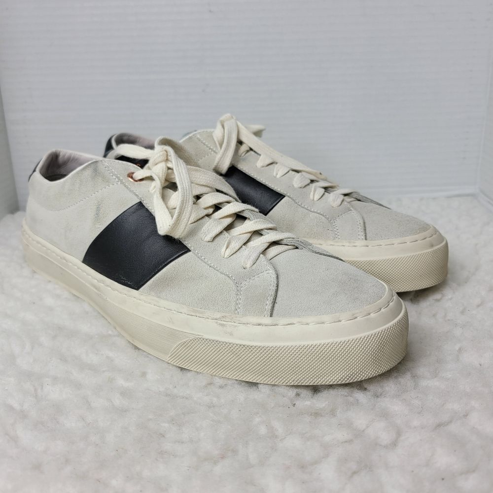 Good Man Brand Legacy Men's Size 10.5 Lo Top Midtown Sneakers Beige Suede